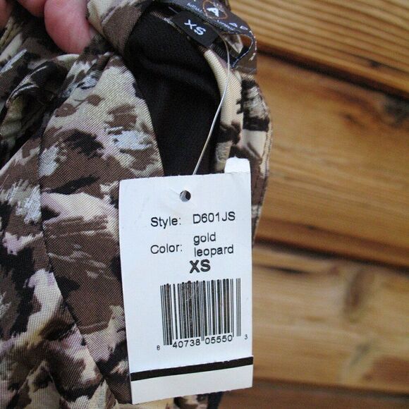 NWT Alexia Admor One Shoulder Gold Leopard Mini Dress - Picture 11 of 12